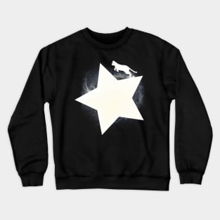 Rolling Star Cat Crewneck Sweatshirt